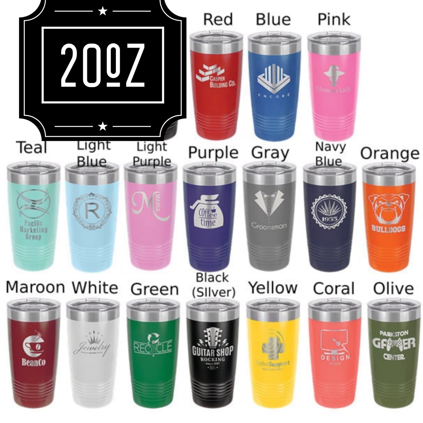 Alcohol Sanitizes Laser Engraved Tumbler