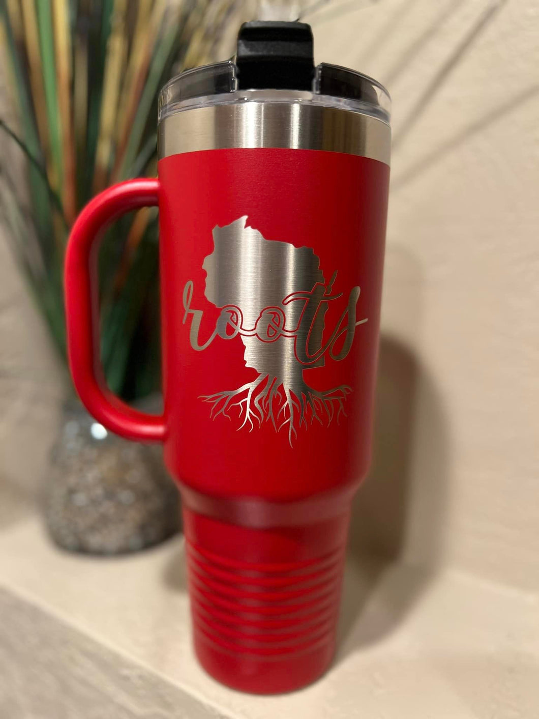Wisconsin Roots 40oz Laser Engraved Tumbler