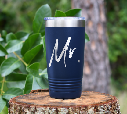 Mr. Laser Engraved Tumbler