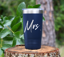 Load image into Gallery viewer, Mrs. Laser Engraved Tumbler

