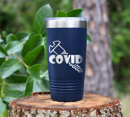 Screw COVID Laser Engraved Tumbler